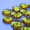 SEWON CRYSTAL - RIVIOLI - TOPAZ - 14MM - (x36)