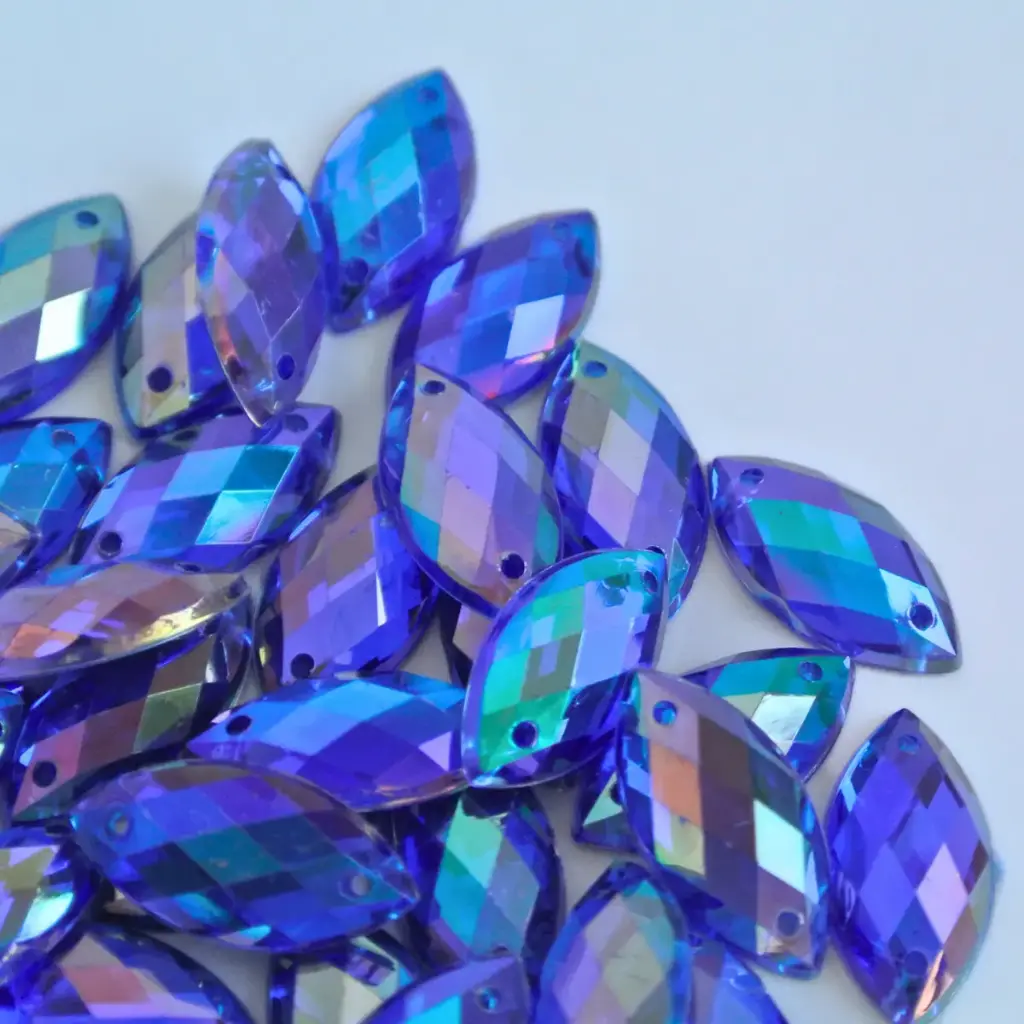SEWON ACRILIC - NAVETTE - SAPPHIRE AB - 9x18 - (x1000)