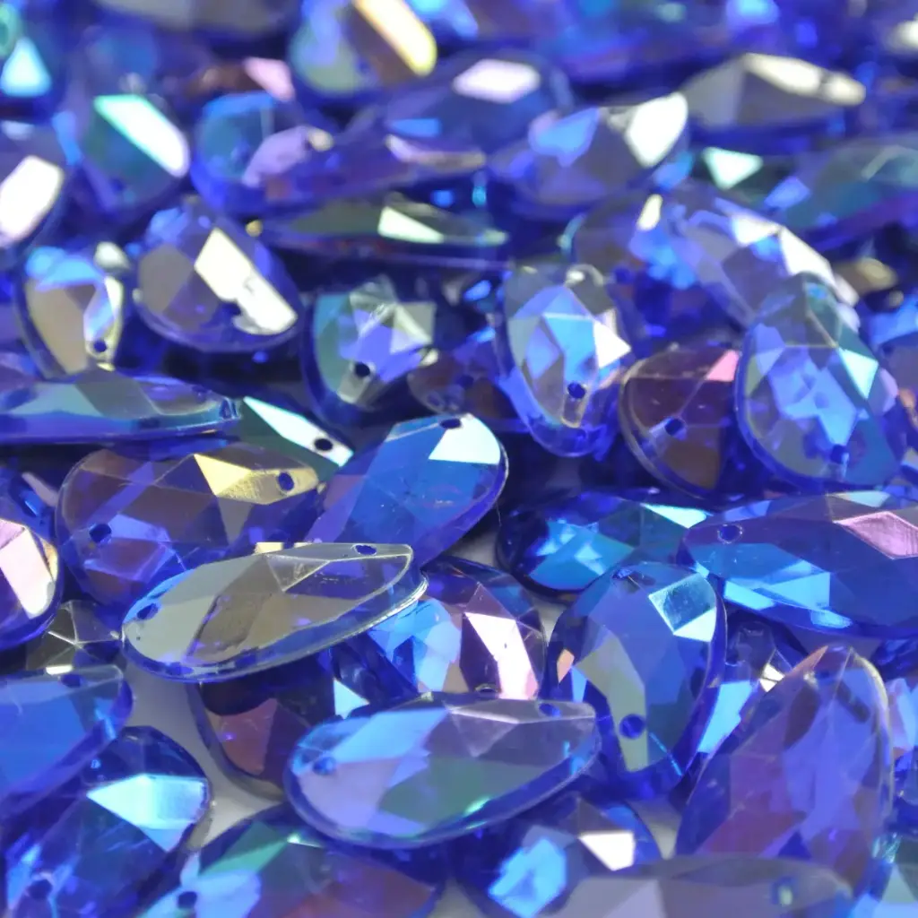 SEWON ACRILIC - LÁGRIMA - SAPPHIRE AB - 11x18 - (x1000)