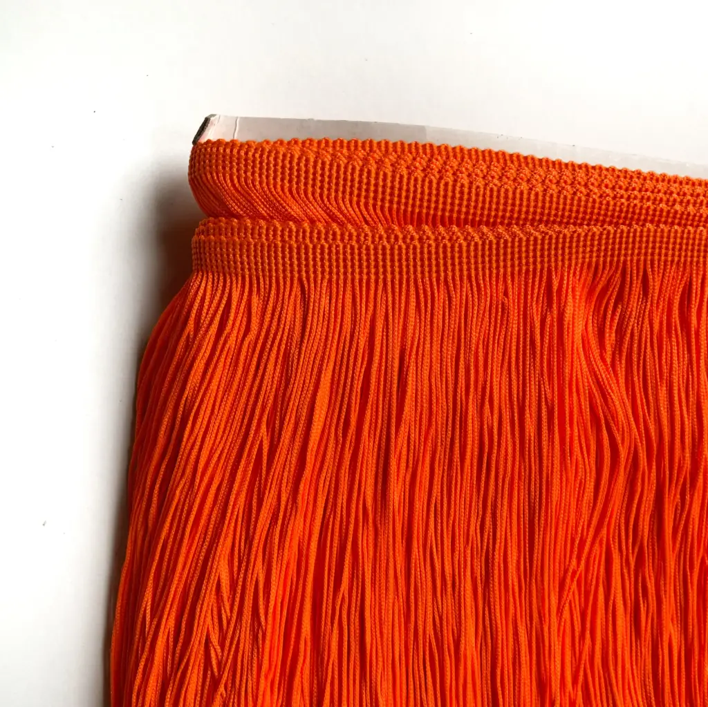 FLECOS - SEDA ROLLO - NARANJA NEÓN - 30cm - 10 Yardas