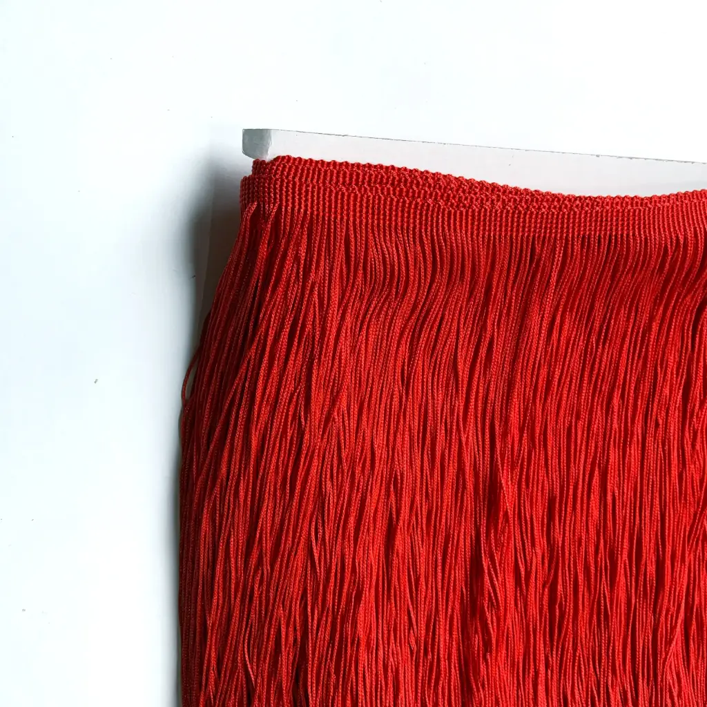 FLECOS - SEDA - ROJO - 30cm - por METRO