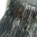 FLECOS - LENTEJUELAS - NEGRO - 20cm - por METRO