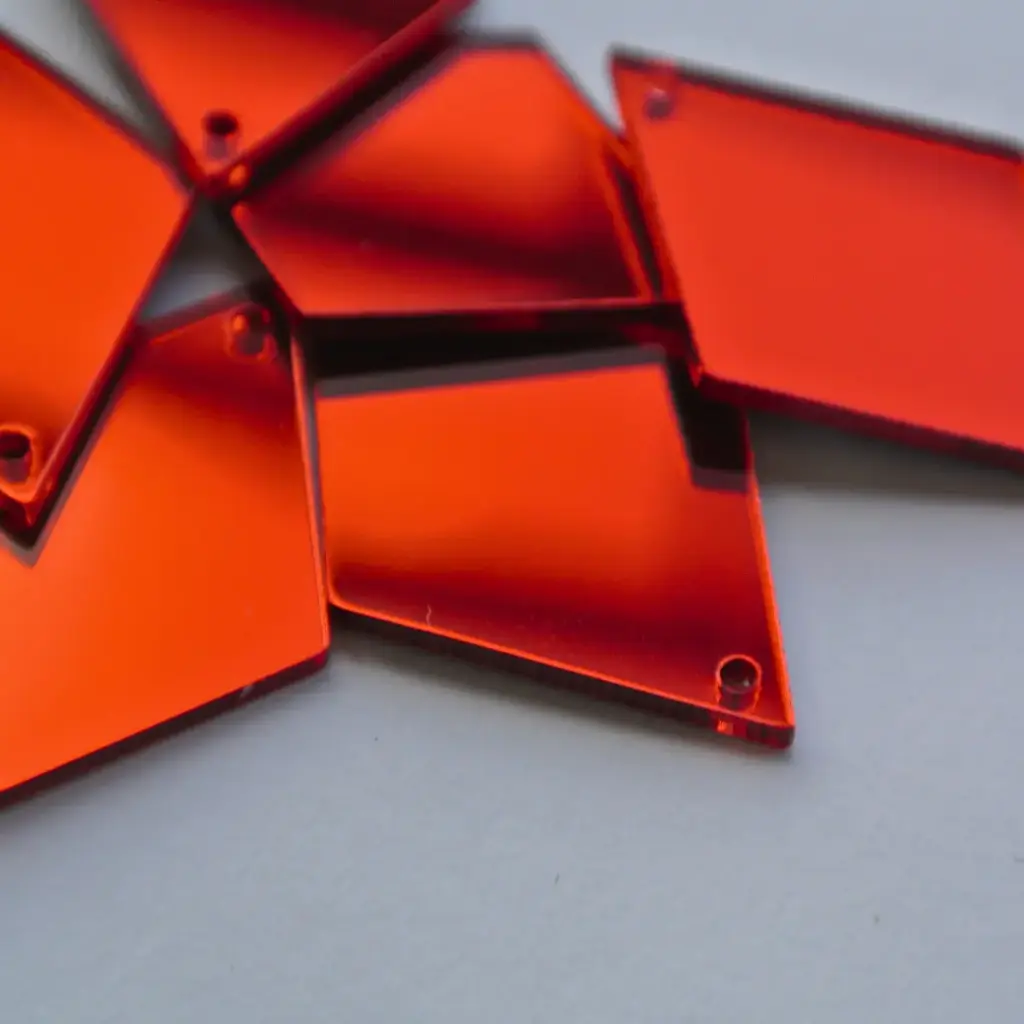 ESPEJOS - ROMBO - ROJO - 20x30 - (x100)