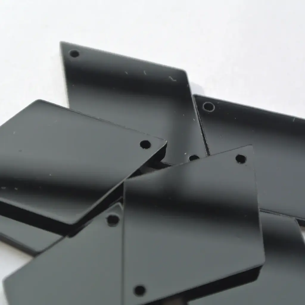 ESPEJOS - ROMBO - NEGRO - 20x30 - (x100)