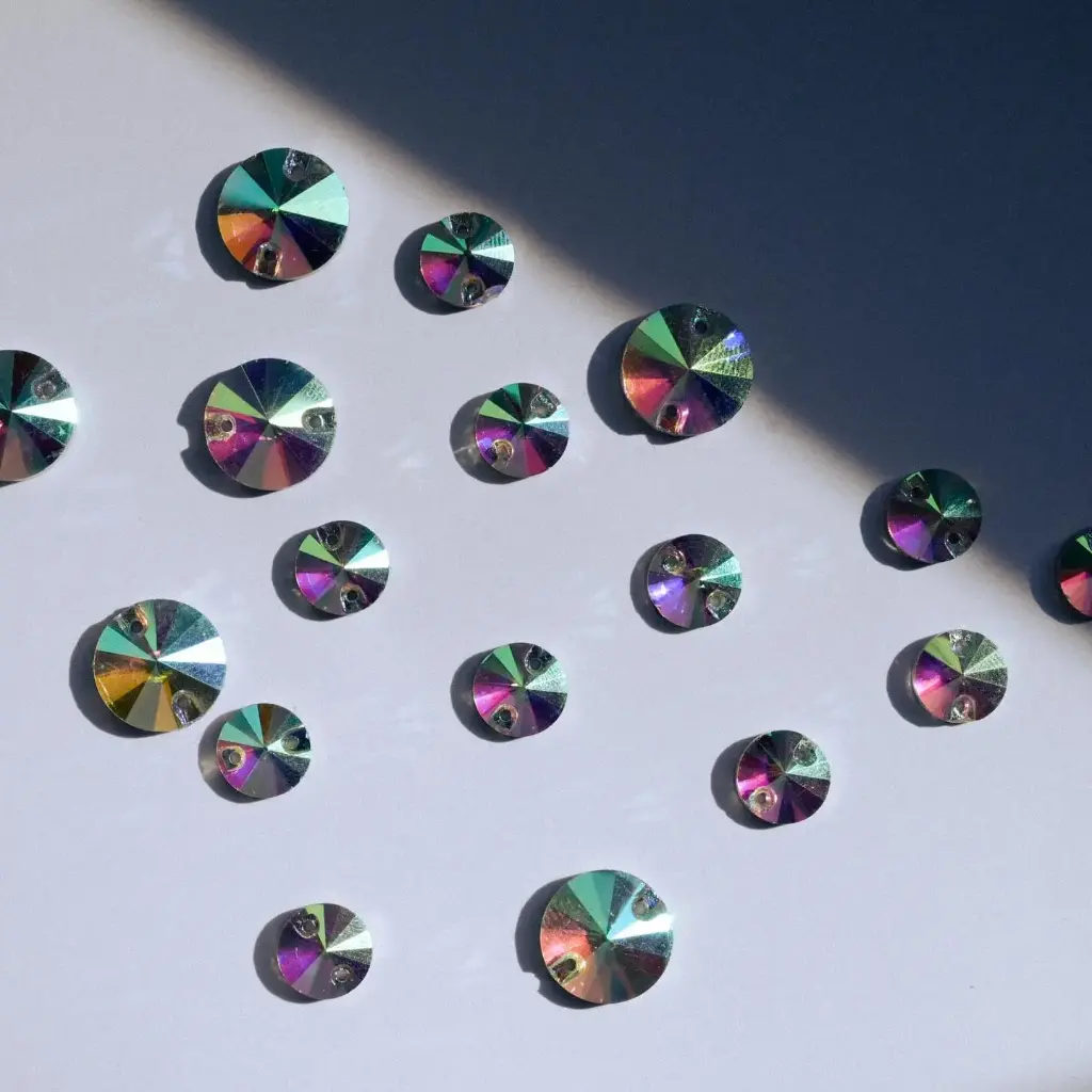 SEWON CRYSTAL - RIVIOLI - CRYSTAL AB - 10mm - (x1)