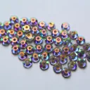 BRILLOS CON AGUJERO - PATIN - CRYSTAL AB- 4mm (x1440)