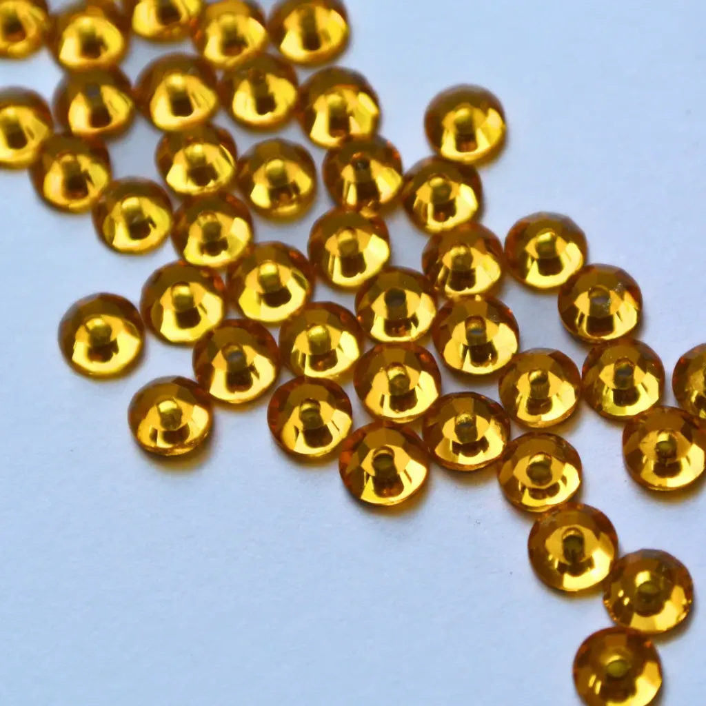 BRILLOS CON AGUJERO - PATIN - TOPAZ - 4mm (x1440)   