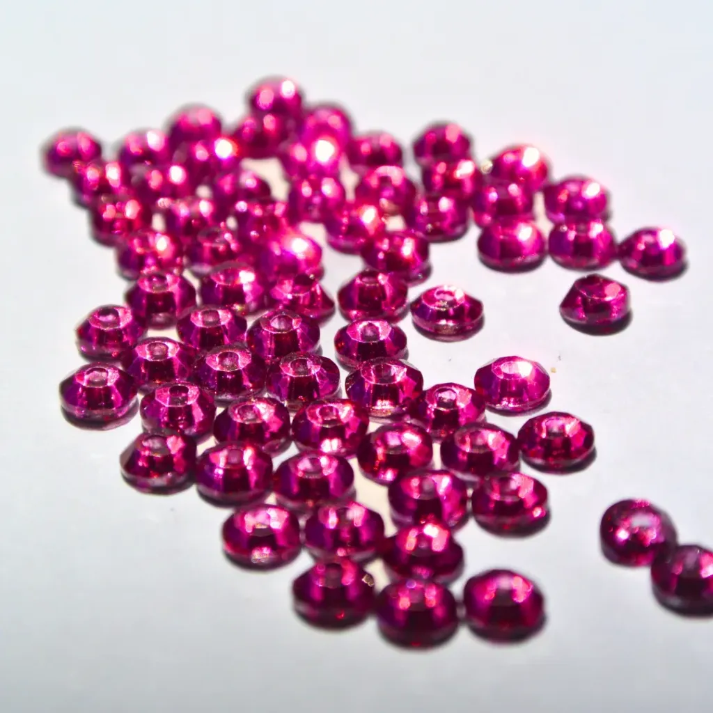 BRILLOS CON AGUJERO - PATIN - ROSE - 4mm (x1440)    