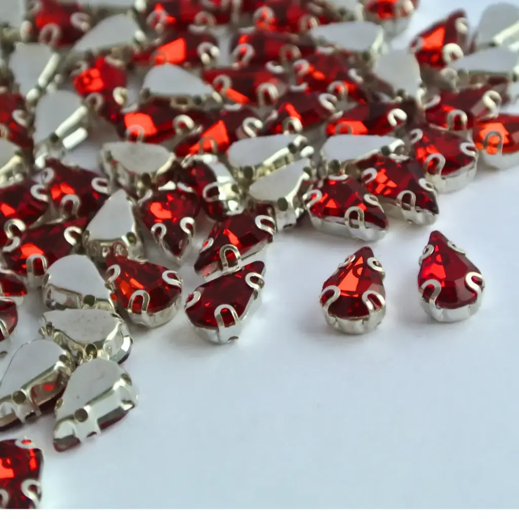 ENGARZADAS - LÁGRIMA - SIAM - 7x10 (100un)