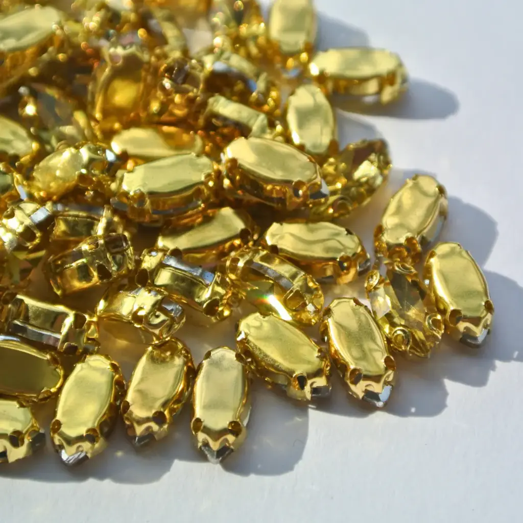 ENGARZADAS - NAVETTE - TOPAZ - 7x15 (100un)