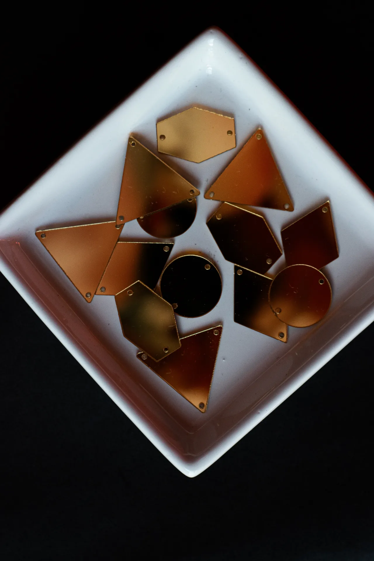 ESPEJOS  DORADO (x100)