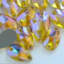 SEWON CRYSTAL - LÁGRIMA - TOPAZ AB - 11x18 - (x30)