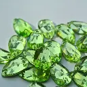 SEWON CRYSTAL - LÁGRIMA - PERIDOT - 11X18 - (x30)